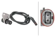 Sensor, Raddrehzahl Vorderachse HELLA 6PU 012 806-821
