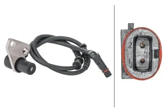 Sensor, Raddrehzahl Vorderachse HELLA 6PU 012 806-821 Bild Sensor, Raddrehzahl Vorderachse HELLA 6PU 012 806-821