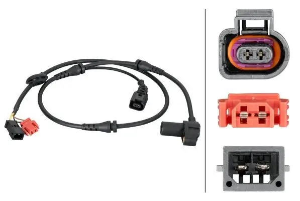 Sensor, Raddrehzahl Vorderachse HELLA 6PU 012 806-841