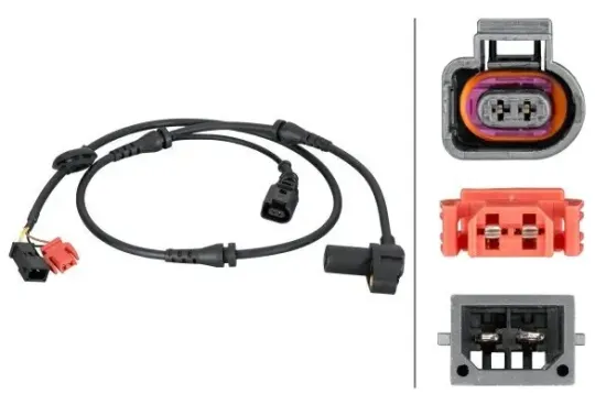 Sensor, Raddrehzahl Vorderachse HELLA 6PU 012 806-841 Bild Sensor, Raddrehzahl Vorderachse HELLA 6PU 012 806-841