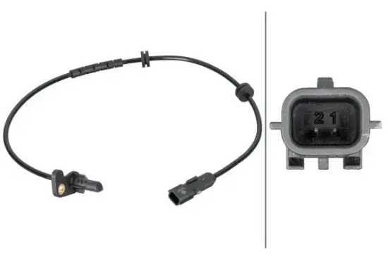 Sensor, Raddrehzahl Hinterachse links HELLA 6PU 012 806-881 Bild Sensor, Raddrehzahl Hinterachse links HELLA 6PU 012 806-881