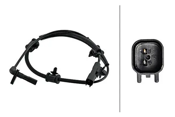 Sensor, Raddrehzahl Vorderachse HELLA 6PU 230 048-161