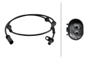 Sensor, Raddrehzahl Vorderachse HELLA 6PU 230 048-181