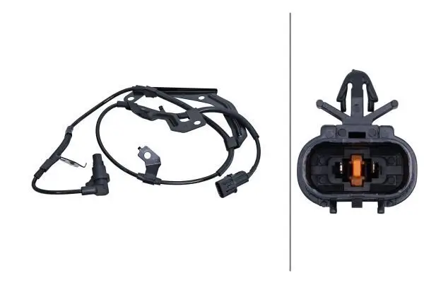 Sensor, Raddrehzahl Vorderachse rechts HELLA 6PU 230 048-891