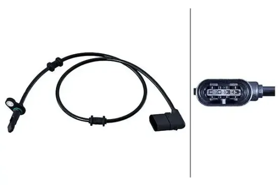 Sensor, Raddrehzahl Hinterachse HELLA 6PU 358 216-201 Bild Sensor, Raddrehzahl Hinterachse HELLA 6PU 358 216-201