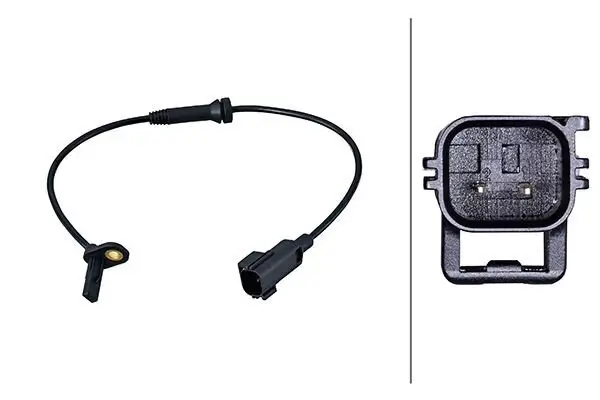 Sensor, Raddrehzahl Hinterachse HELLA 6PU 358 216-231