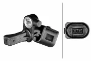 Sensor, Raddrehzahl Hinterachse rechts HELLA 6PU 358 216-301
