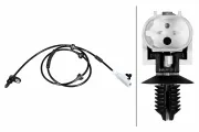 Sensor, Raddrehzahl Vorderachse HELLA 6PU 358 216-361
