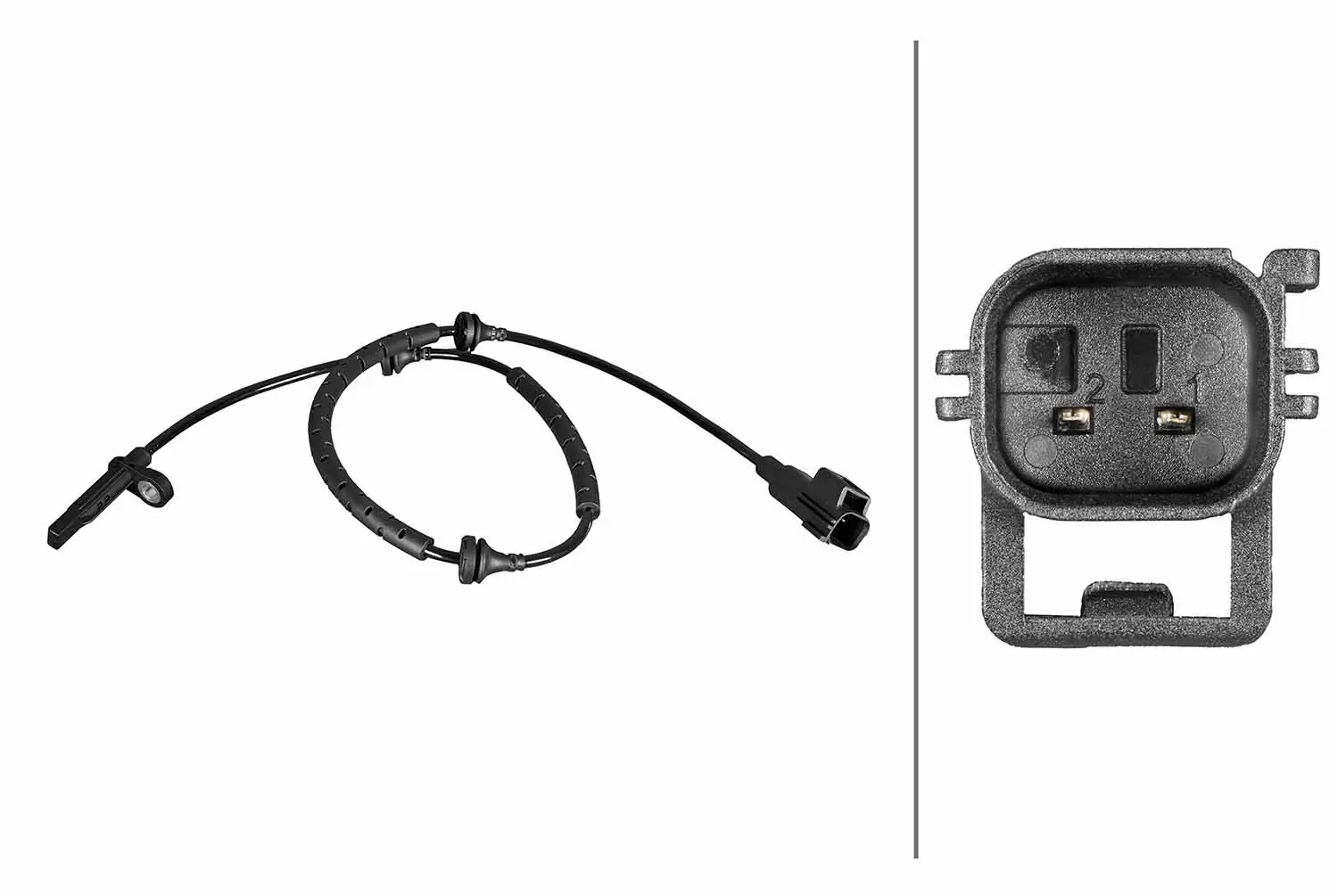 Sensor, Raddrehzahl Hinterachse HELLA 6PU 358 216-411