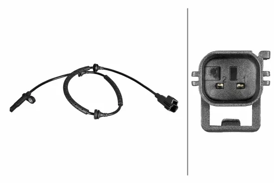 Sensor, Raddrehzahl Hinterachse HELLA 6PU 358 216-411 Bild Sensor, Raddrehzahl Hinterachse HELLA 6PU 358 216-411
