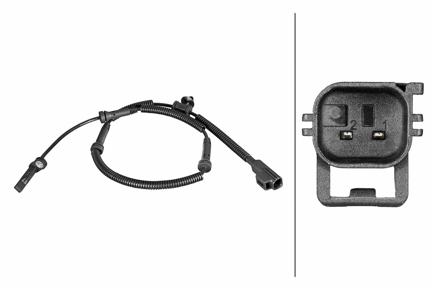 Sensor, Raddrehzahl Hinterachse HELLA 6PU 358 216-431