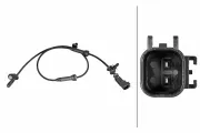 Sensor, Raddrehzahl Vorderachse HELLA 6PU 358 216-481