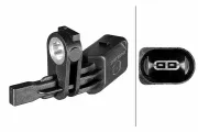Sensor, Raddrehzahl HELLA 6PU 358 216-511
