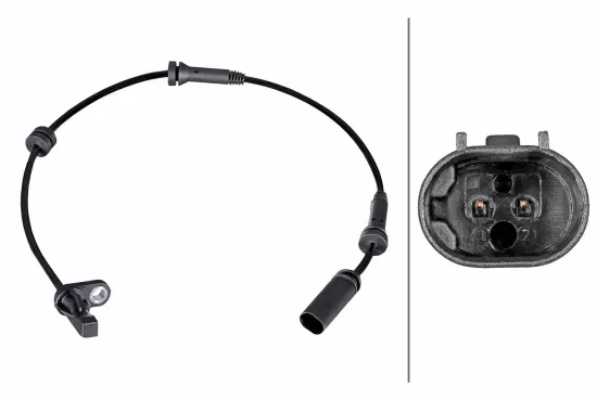 Sensor, Raddrehzahl Vorderachse links rechts HELLA 6PU 358 216-521 Bild Sensor, Raddrehzahl Vorderachse links rechts HELLA 6PU 358 216-521