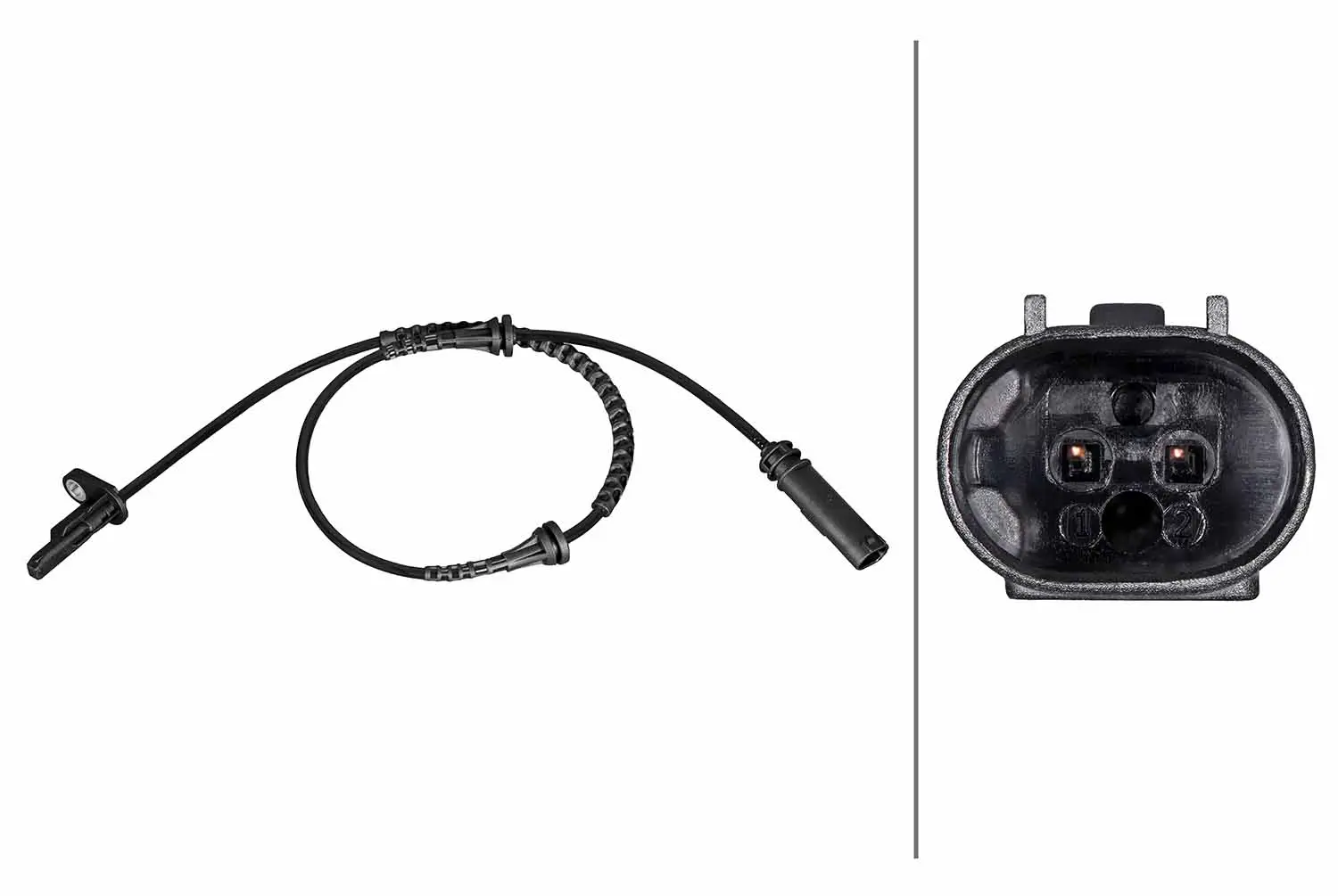 Sensor, Raddrehzahl Vorderachse HELLA 6PU 358 216-531