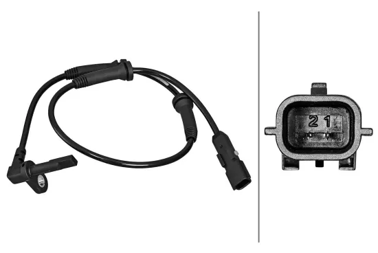 Sensor, Raddrehzahl Vorderachse HELLA 6PU 358 217-091 Bild Sensor, Raddrehzahl Vorderachse HELLA 6PU 358 217-091