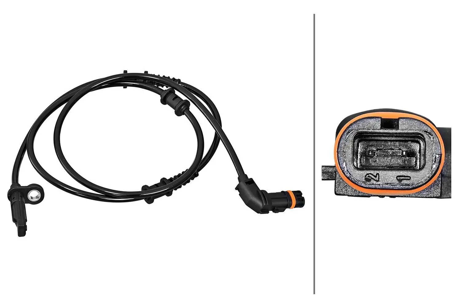 Sensor, Raddrehzahl Vorderachse HELLA 6PU 358 217-151