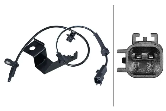 Sensor, Raddrehzahl Vorderachse rechts HELLA 6PU 358 217-341 Bild Sensor, Raddrehzahl Vorderachse rechts HELLA 6PU 358 217-341