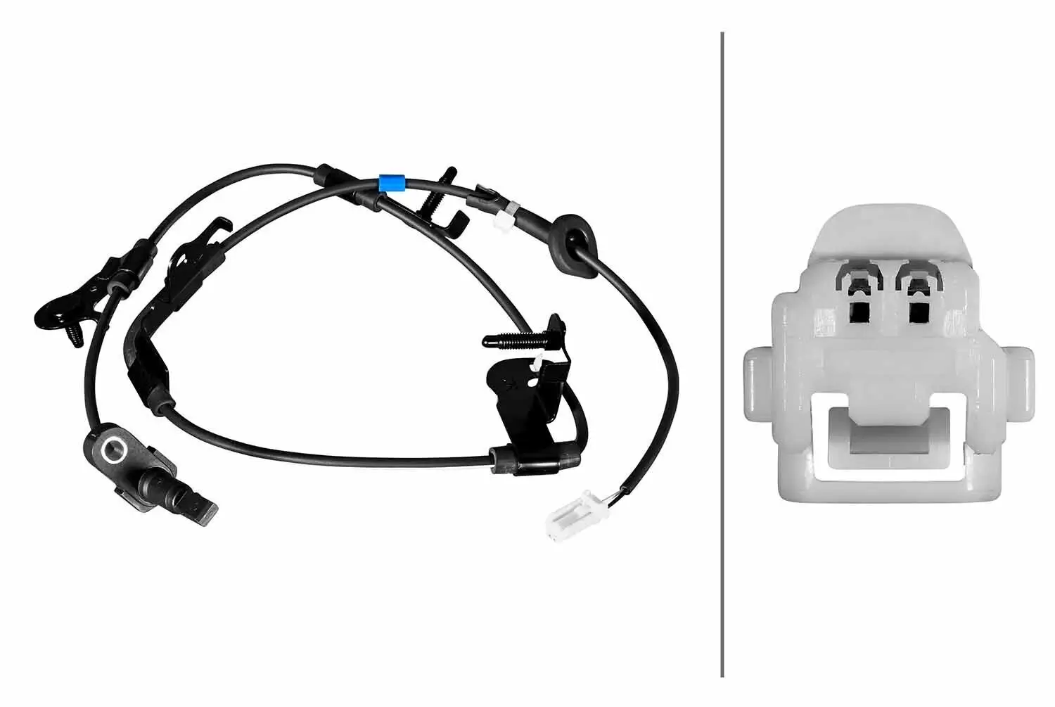 Sensor, Raddrehzahl Hinterachse rechts HELLA 6PU 358 217-541