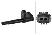 Sensor, Raddrehzahl Hinterachse rechts HELLA 6PU 358 217-701