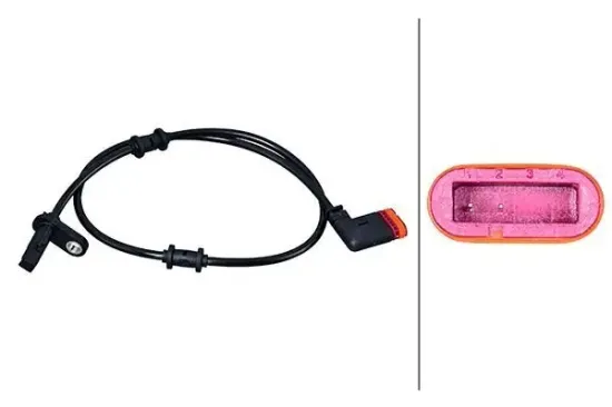 Sensor, Raddrehzahl Hinterachse HELLA 6PU 358 218-091 Bild Sensor, Raddrehzahl Hinterachse HELLA 6PU 358 218-091