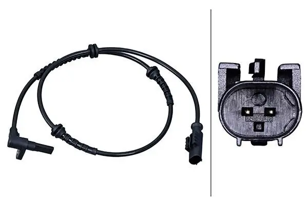 Sensor, Raddrehzahl Vorderachse links Vorderachse rechts HELLA 6PU 358 218-181