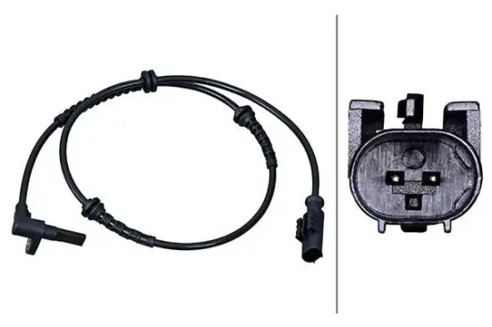 Sensor, Raddrehzahl Vorderachse links Vorderachse rechts HELLA 6PU 358 218-181 Bild Sensor, Raddrehzahl Vorderachse links Vorderachse rechts HELLA 6PU 358 218-181