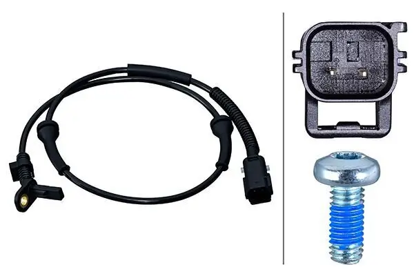 Sensor, Raddrehzahl Vorderachse HELLA 6PU 358 218-291