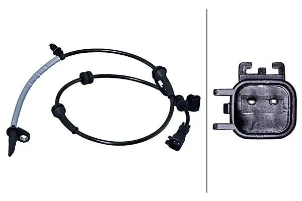 Sensor, Raddrehzahl Vorderachse HELLA 6PU 358 218-341