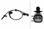 Sensor, Raddrehzahl Hinterachse HELLA 6PU 358 218-391
