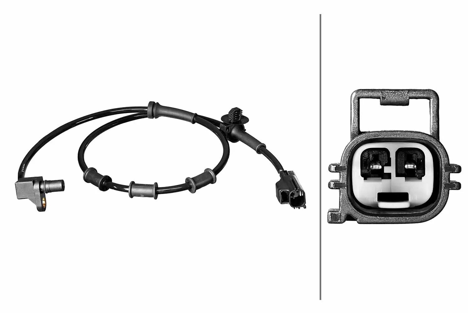 Sensor, Raddrehzahl Vorderachse HELLA 6PU 358 218-911