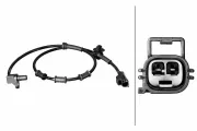 Sensor, Raddrehzahl Vorderachse HELLA 6PU 358 218-911