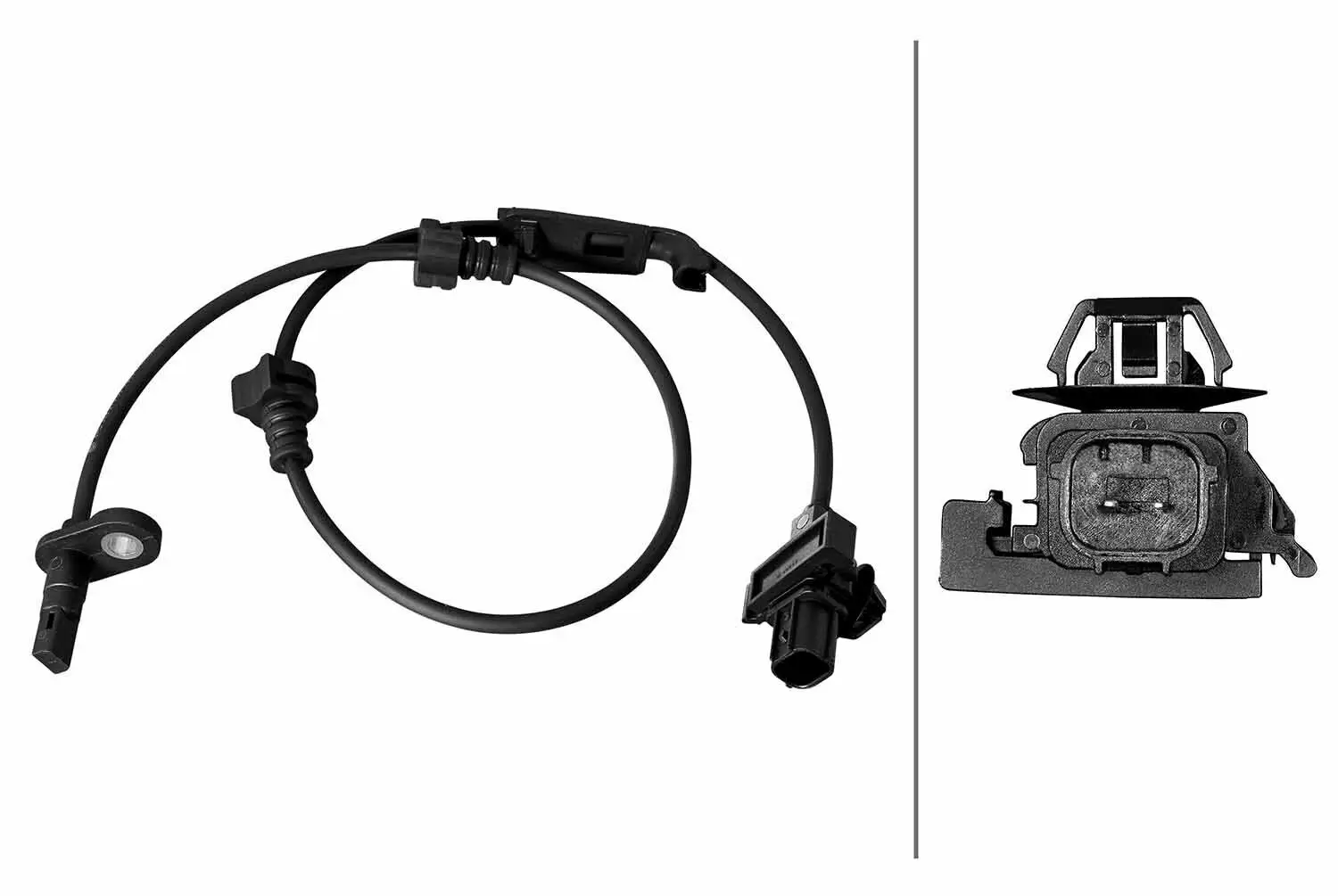 Sensor, Raddrehzahl Vorderachse HELLA 6PU 358 219-031