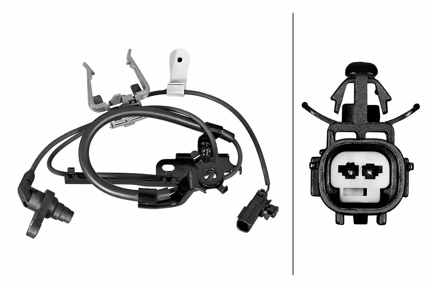 Sensor, Raddrehzahl Vorderachse HELLA 6PU 358 219-111