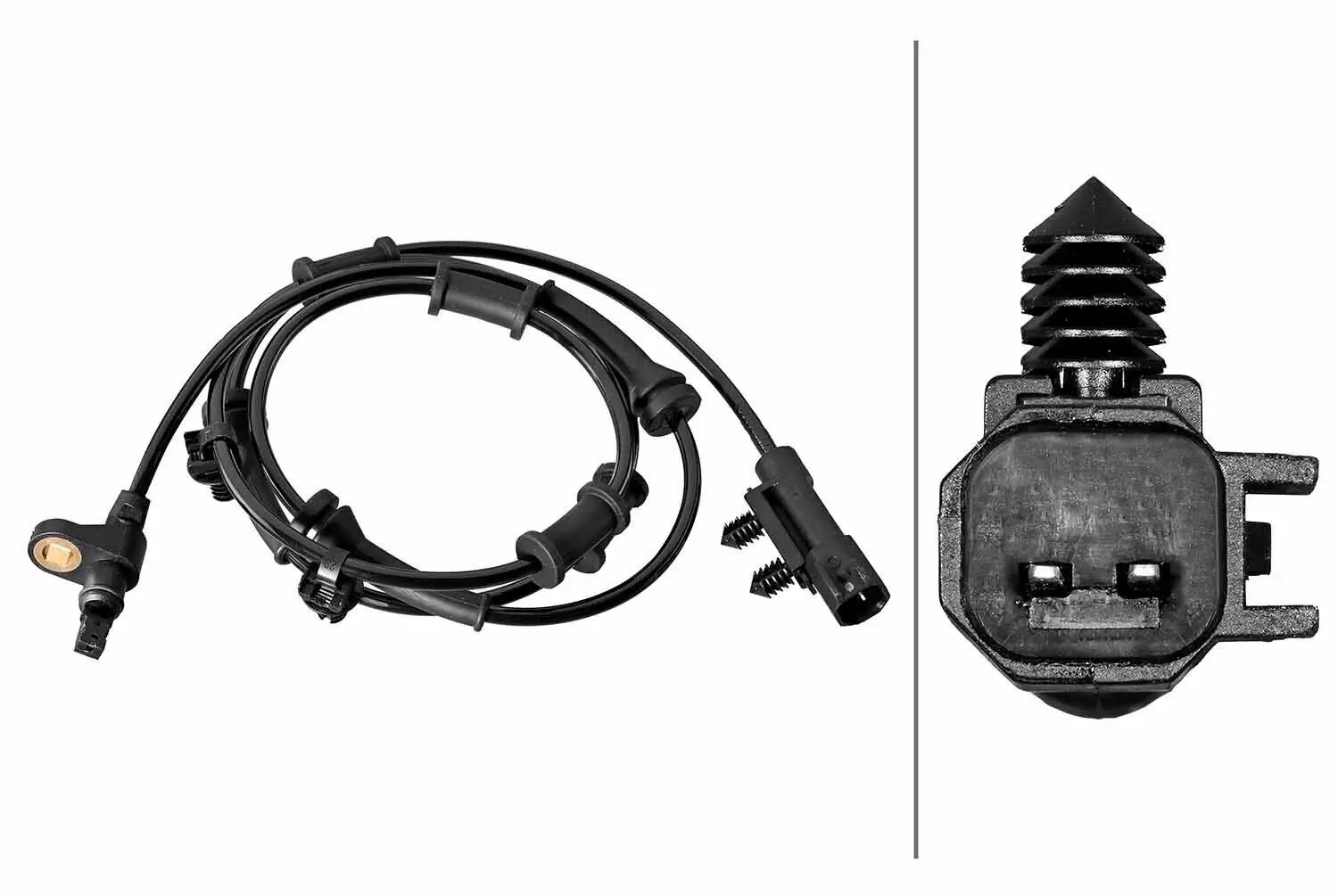 Sensor, Raddrehzahl Vorderachse HELLA 6PU 358 219-131