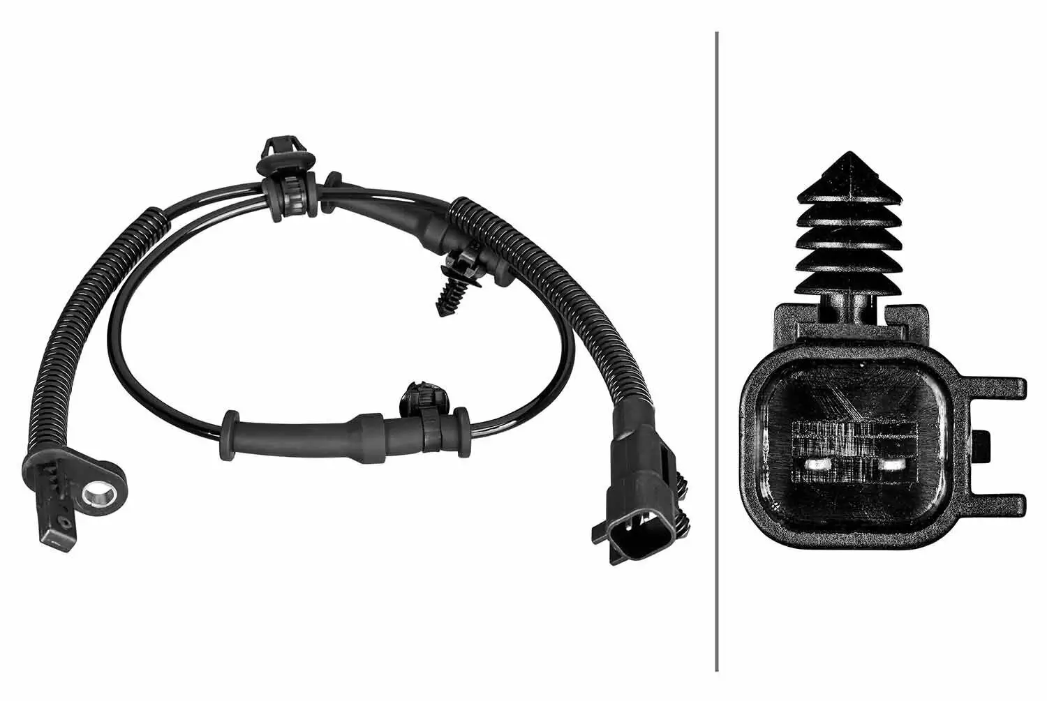 Sensor, Raddrehzahl Hinterachse HELLA 6PU 358 219-241