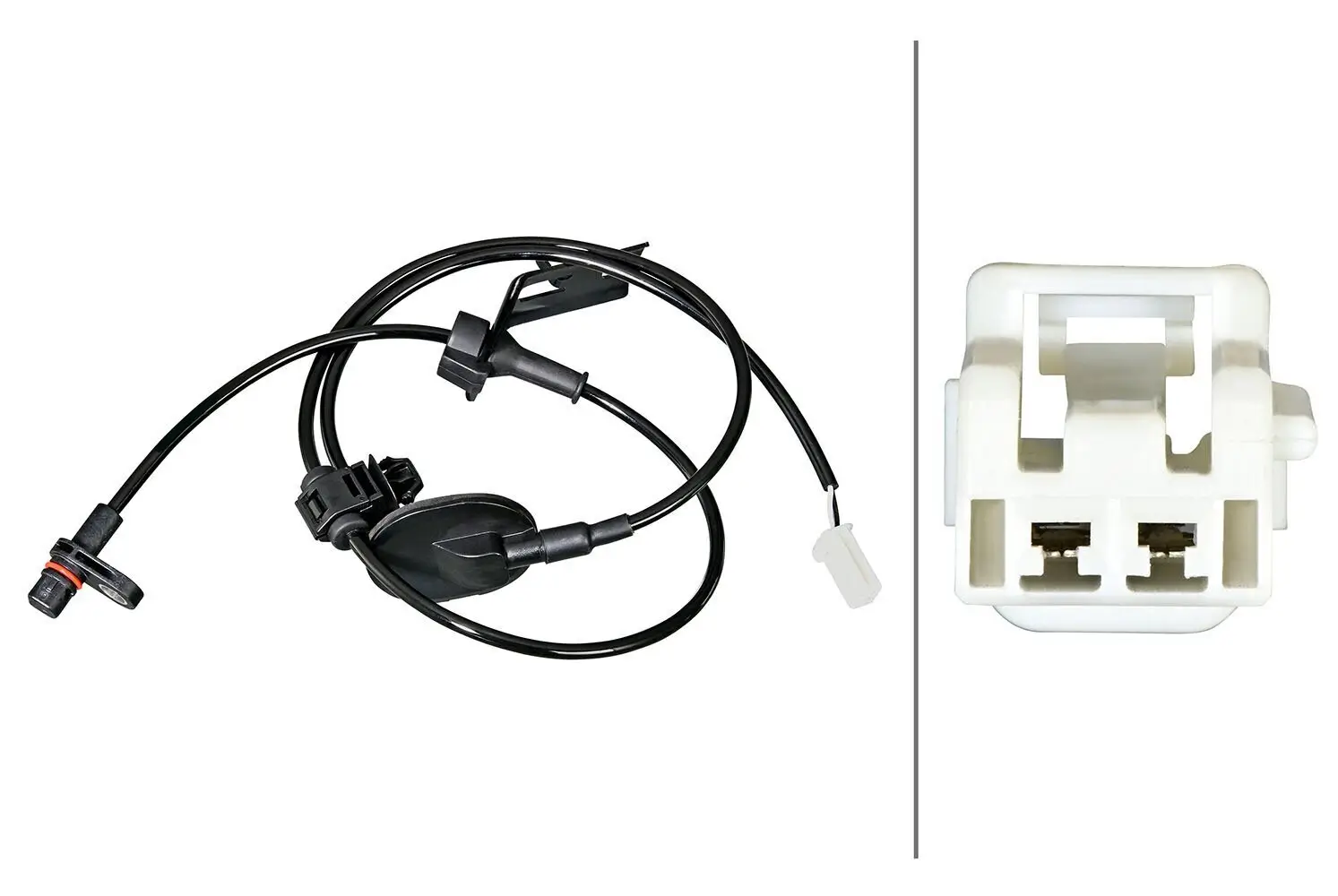 Sensor, Raddrehzahl Hinterachse links Hinterachse rechts HELLA 6PU 358 219-371