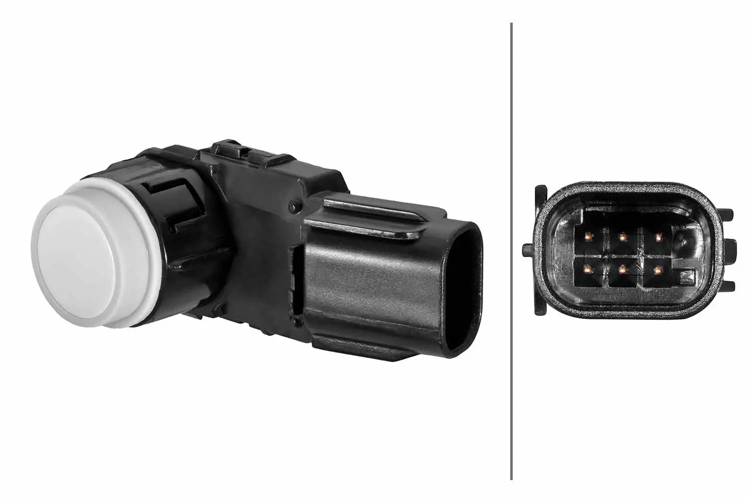 Sensor, Einparkhilfe hinten links hinten rechts HELLA 6PX 358 269-301