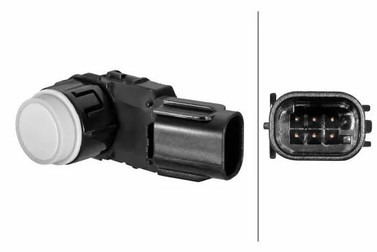 Sensor, Einparkhilfe hinten links hinten rechts HELLA 6PX 358 269-301 Bild Sensor, Einparkhilfe hinten links hinten rechts HELLA 6PX 358 269-301