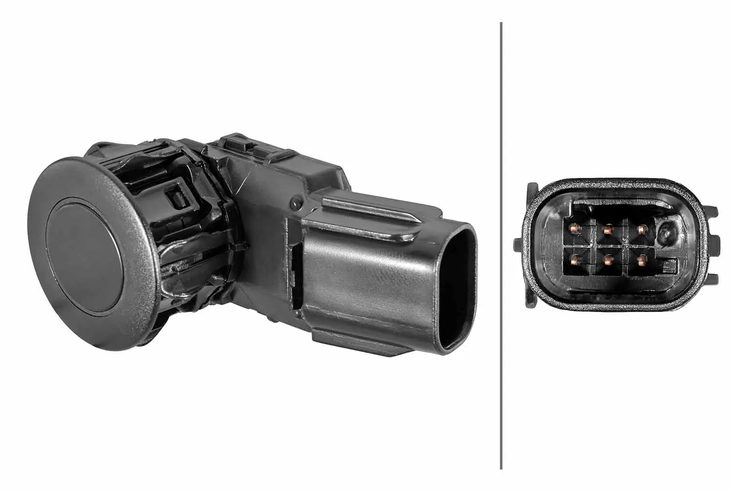 Sensor, Einparkhilfe hinten links hinten rechts HELLA 6PX 358 269-311