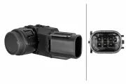 Sensor, Einparkhilfe hinten links hinten rechts HELLA 6PX 358 269-331
