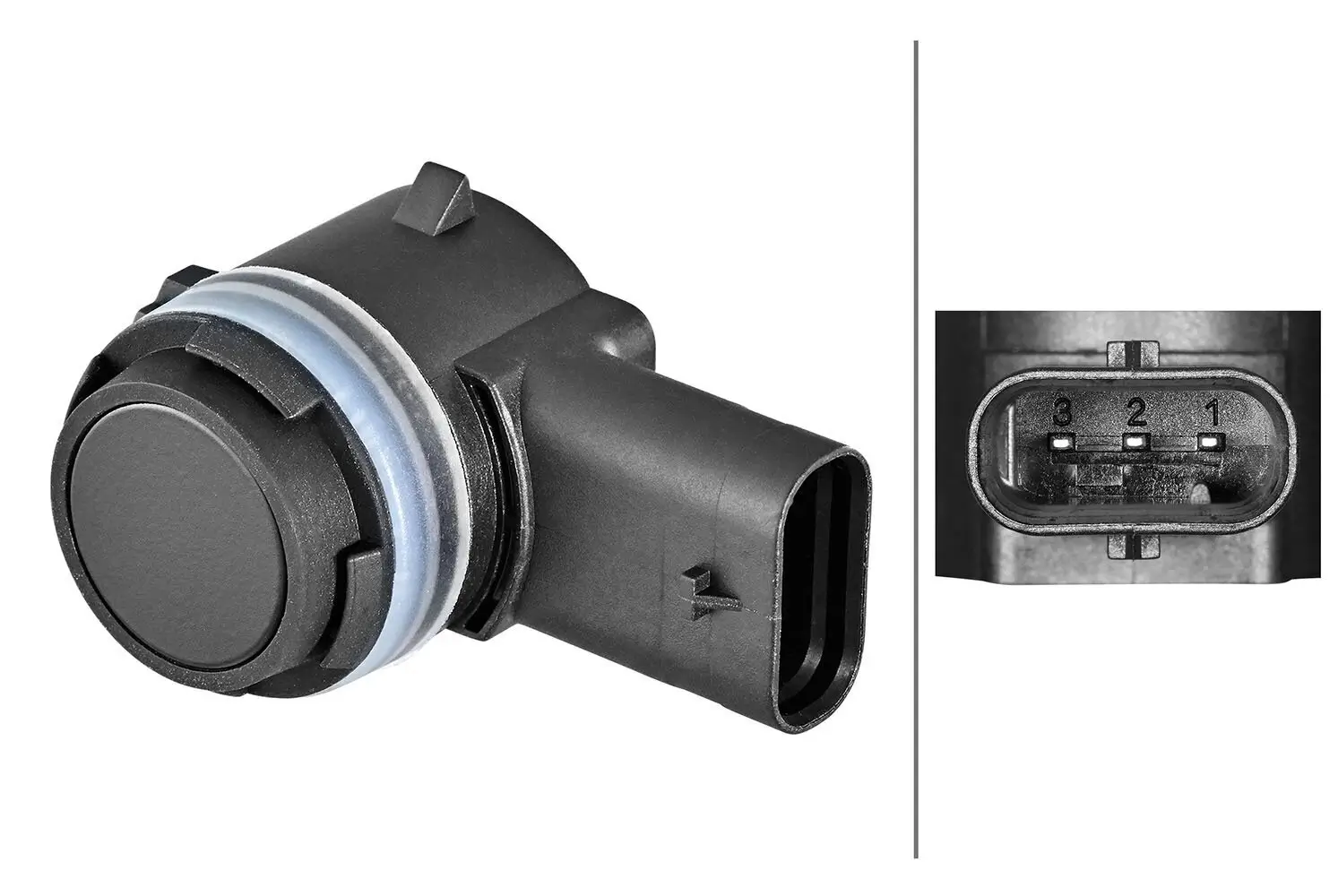 Sensor, Einparkhilfe hinten vorne HELLA 6PX 358 270-491