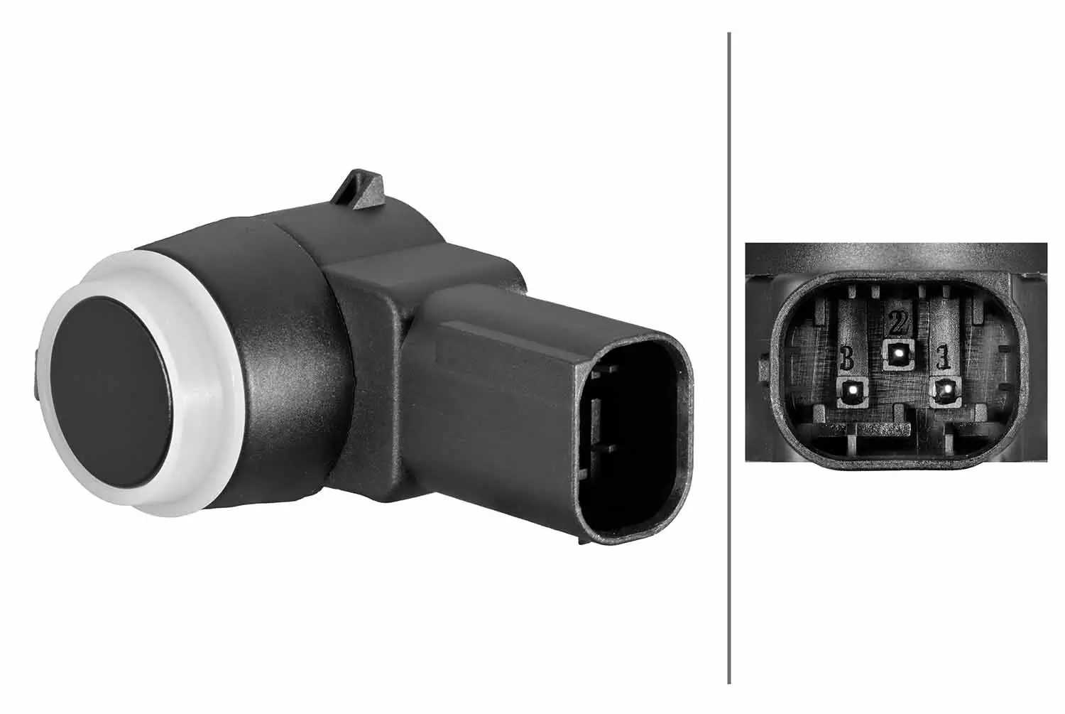 Sensor, Einparkhilfe vorne hinten HELLA 6PX 358 270-991