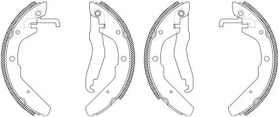 Bremsbackensatz HELLA 8DB 355 003-501 Bild Bremsbackensatz HELLA 8DB 355 003-501