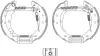 Bremsbackensatz HELLA 8DB 355 005-041 Bild Bremsbackensatz HELLA 8DB 355 005-041