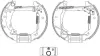 Bremsbackensatz HELLA 8DB 355 005-061 Bild Bremsbackensatz HELLA 8DB 355 005-061
