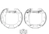 Bremsbackensatz HELLA 8DB 355 004-541 Bild Bremsbackensatz HELLA 8DB 355 004-541