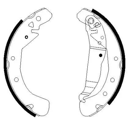 Bremsbackensatz HELLA 8DB 355 022-491