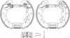Bremsbackensatz HELLA 8DB 355 005-181 Bild Bremsbackensatz HELLA 8DB 355 005-181