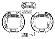 Bremsbackensatz HELLA 8DB 355 005-131